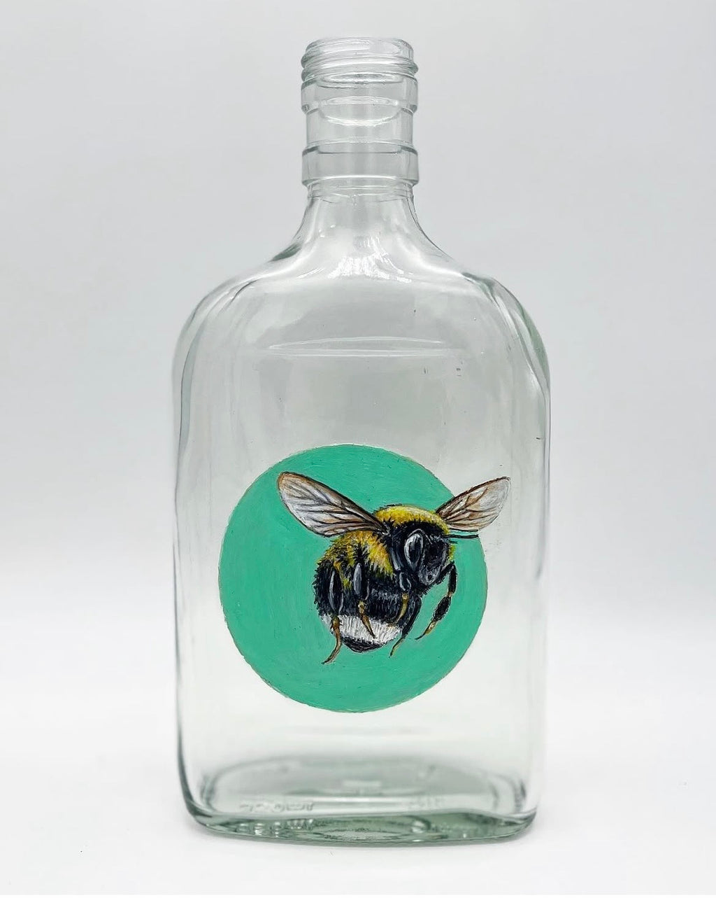 Hand painted Bumblebee bottle. 1 only