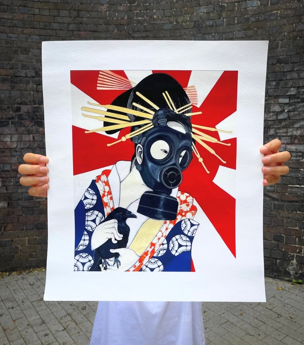 Geisha. Limited run/signed print.