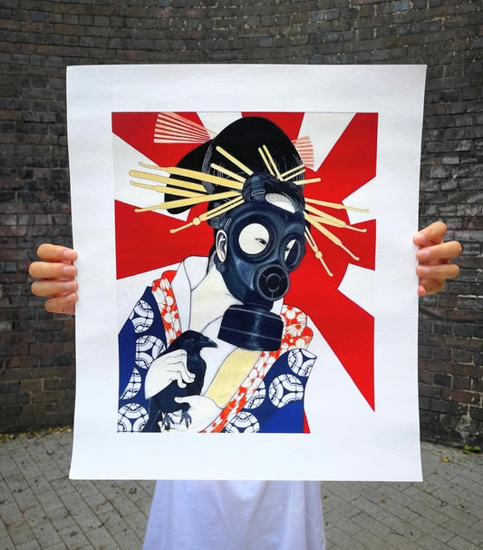 Geisha. Limited run/signed print.