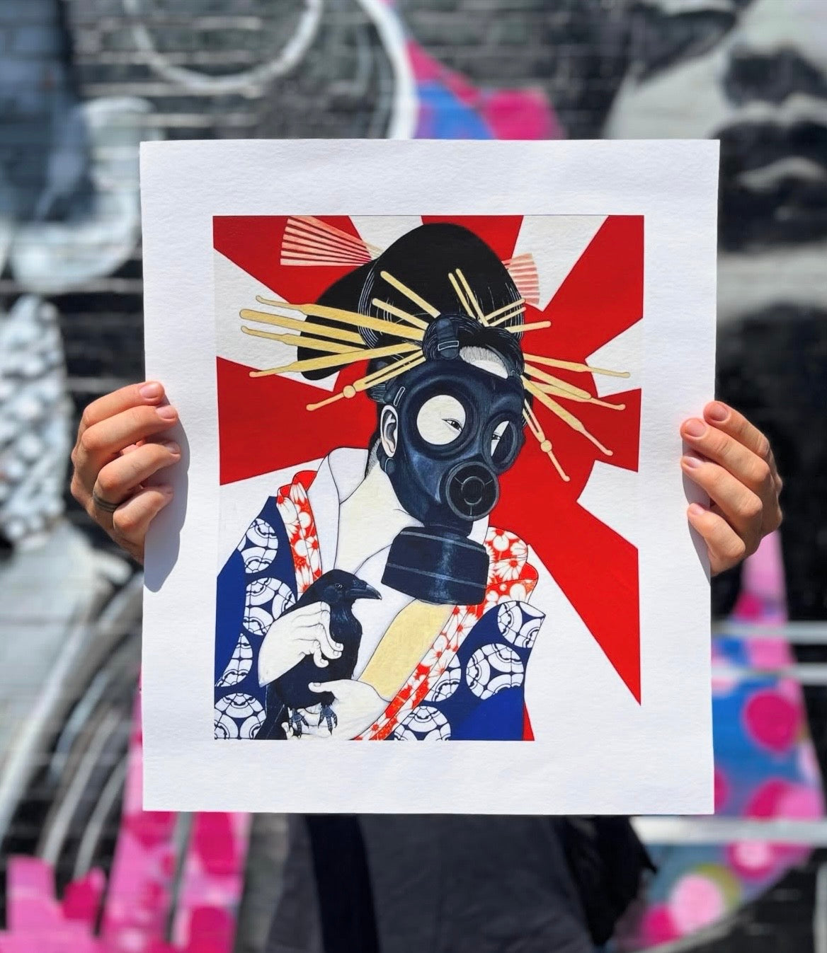 Geisha. Limited run/signed print.